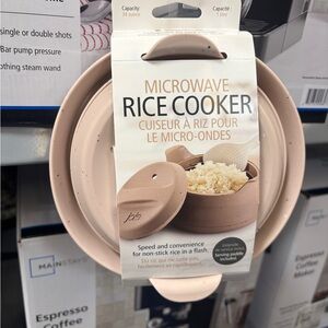 Microwave Rice Cooker in Beige